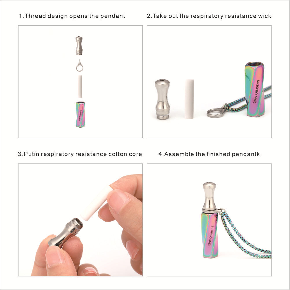 Kalung Inhaler Baja Tahan Kara - Vaping Air ulasan dan harga
