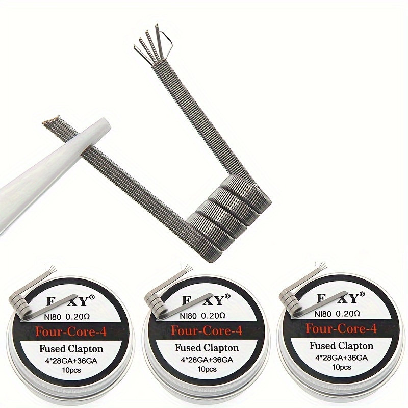 10pcs/kotak, Nichrome Fused Cl - Coil Building Kit ulasan dan harga